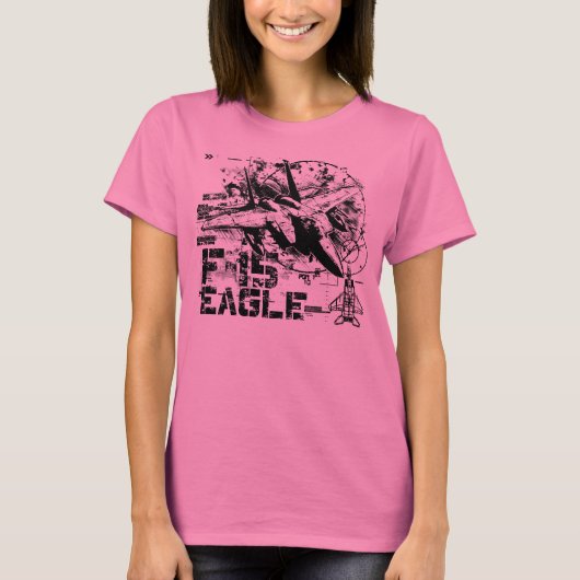 F-15 Eagle Women's Bella Favorite Jersey T-Shirt (Voorkant)