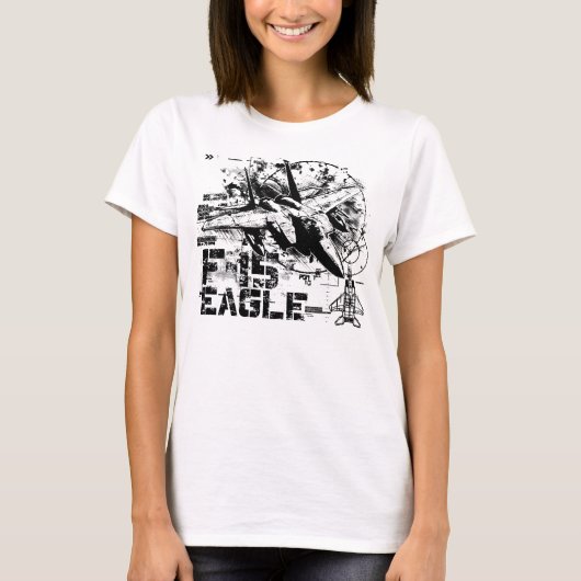 F-15 Eagle Women's Bella Favorite Jersey T-Shirt (Voorkant)