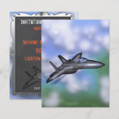 F-15 Gevechtsvliegtuig Kaart (Voorkant / Achterkant)