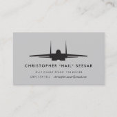 F-15 Mighty Eagle Pilot Visitekaartje (Voorkant)