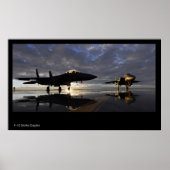 F-15 poster met striapegels (Voorkant)