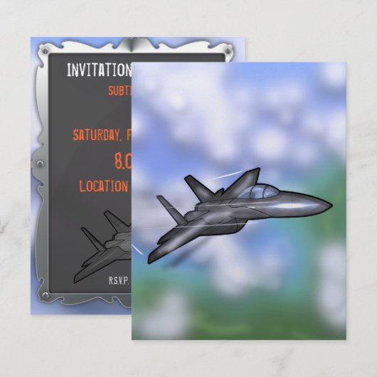 F-15 Vechtster Kaart (Voorkant / Achterkant)