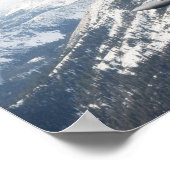 F-15 Vliegtuig met breukrijst Poster (Hoek)