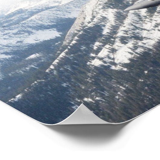 F-15 Vliegtuig met breukrijst Poster (Hoek)