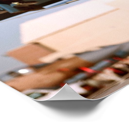 F-15 Vliegtuig met breukrijst Poster (Hoek)