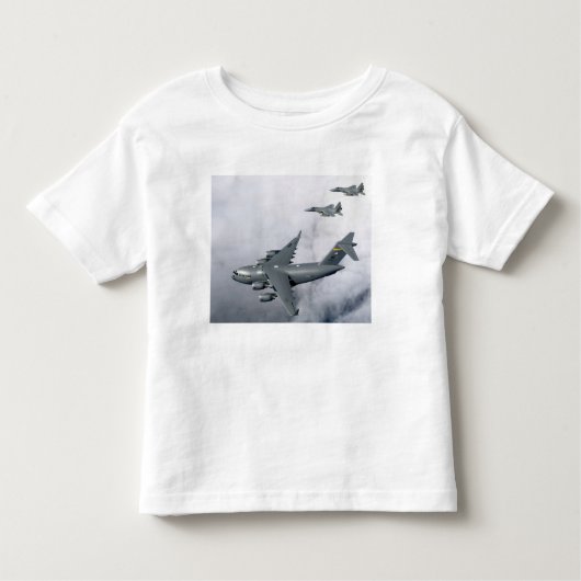 F-15B Eagles begeleiden het eerste op Hawaï gebase Kinder Shirts (Voorkant)