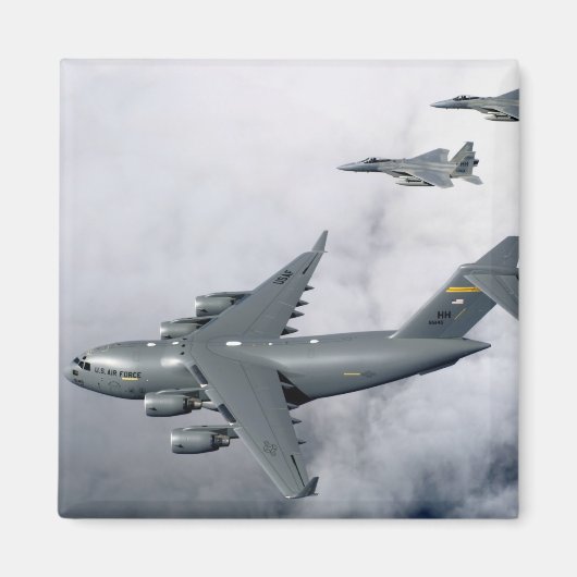 F-15B Eagles begeleiden het eerste op Hawaï gebase Magneet (Voorkant)