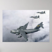 F-15B Eagles begeleiden het eerste op Hawaï gebase Poster (Voorkant)