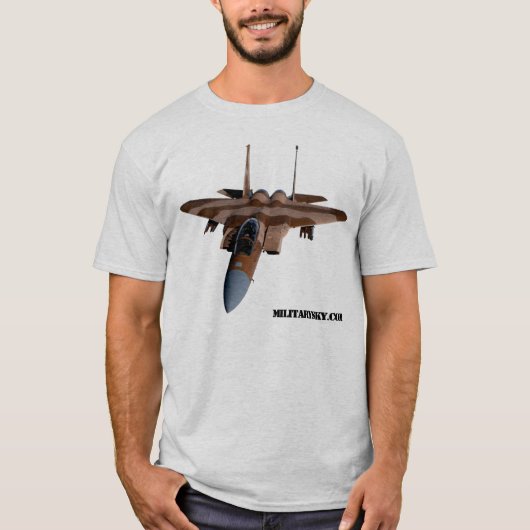 F-15C Agressor van het 65e Aggressorshirt T-shirt (Voorkant)