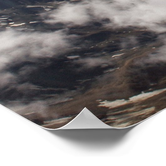 F-15C boven Alaska-Poster Poster (Hoek)