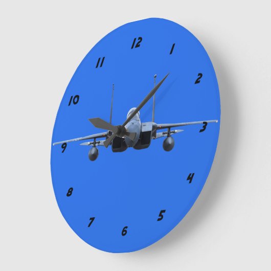 F-15C Eagle Clock Grote Klok (Hoek)