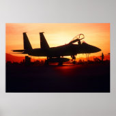 F-15C Eagle Fighter Jet Poster (Voorkant)