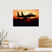 F-15C Eagle Fighter Jet Poster (Keuken)