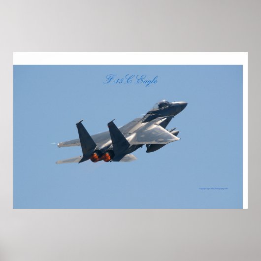 F-15C Eagle Poster (Voorkant)