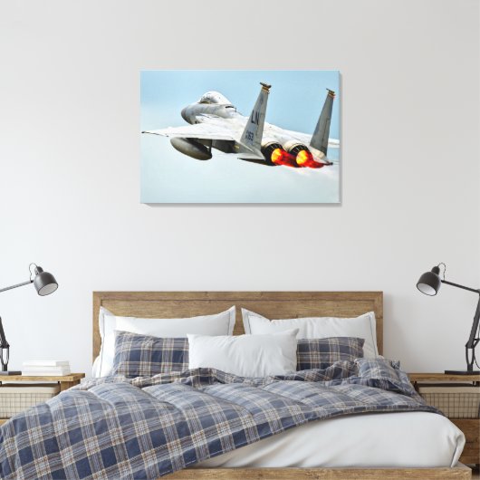 F-15C ELGF 24x36 Canvas Afdruk (Insitu (Slaapkamer))