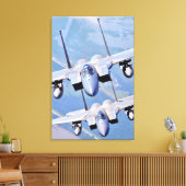 F-15C ELGF 24x36 Canvas Afdruk (Insitu (Woonkamer))