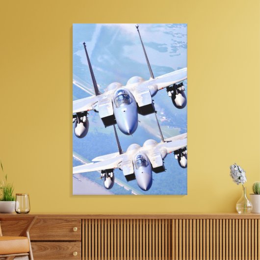 F-15C ELGF 24x36 Canvas Afdruk (Insitu (Woonkamer))