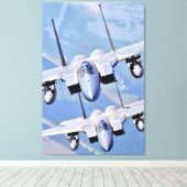 F-15C ELGF 32x48 Canvas Afdruk (Insitu (Houten vloer))