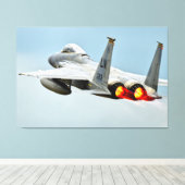 F-15C ELGF 40x60 Canvas Afdruk (Insitu (Houten vloer))