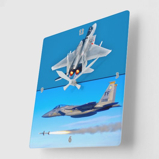 F-15C ELGF VIERKANTE KLOK (Hoek)