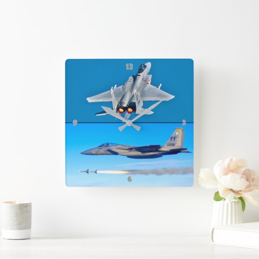 F-15C ELGF VIERKANTE KLOK (Huis)