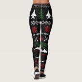 F-15C Kerstmis-leggings Leggings (Achterkant)