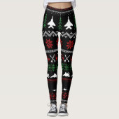 F-15C Kerstmis-leggings Leggings (Voorkant)