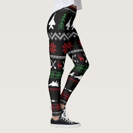 F-15C Kerstmis-leggings Leggings (Rechts)