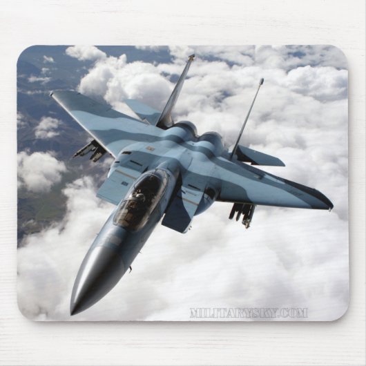F-15C over Alaska Mousepad Muismat (Voorkant)