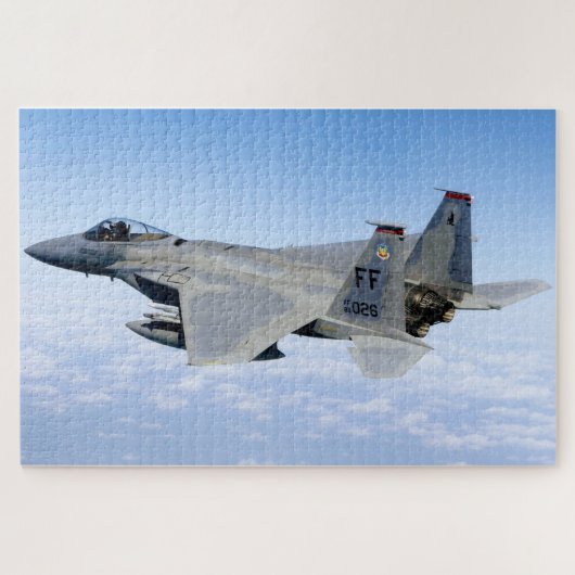 F-15C tijdens Operatie Noble Eagle Patrol 2007 Legpuzzel (Horizontaal)