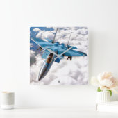 F-15D EAGLE VIERKANTE KLOK (Huis)