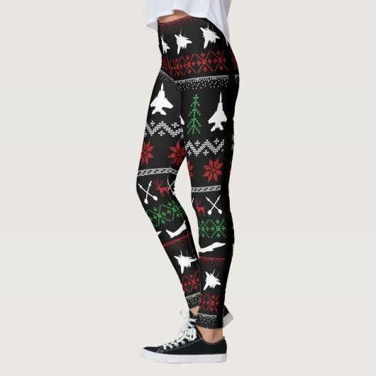 F-15E kerstleggings Leggings (Links)