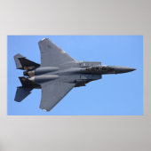 F-15E Poster met breukrijst (Voorkant)