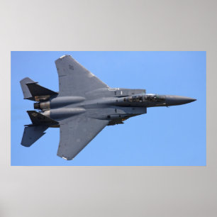 F-15E Poster met breukrijst