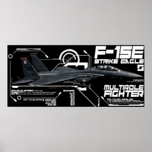 F-15E strike adelaar Poster