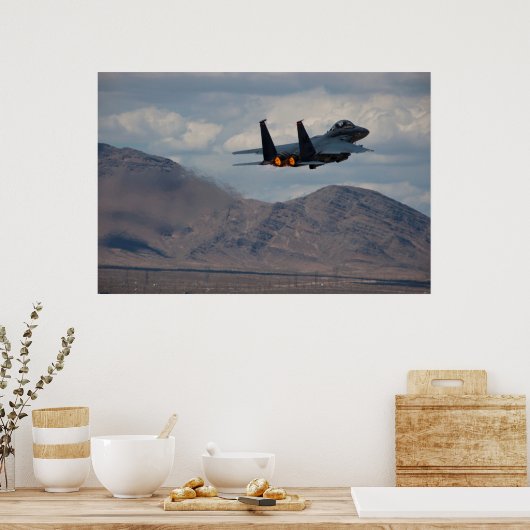 F-15E strike adelaar Poster (Keuken)