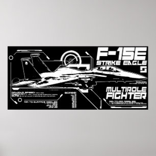 F-15E strike adelaar Poster