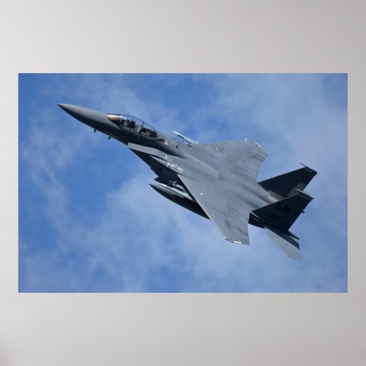 F-15E strike adelaar Poster (Voorkant)