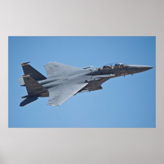 F-15E strike adelaar Poster (Voorkant)