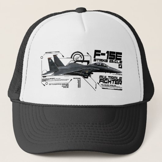 F-15E strike adelaar Trucker Pet (Voorkant)
