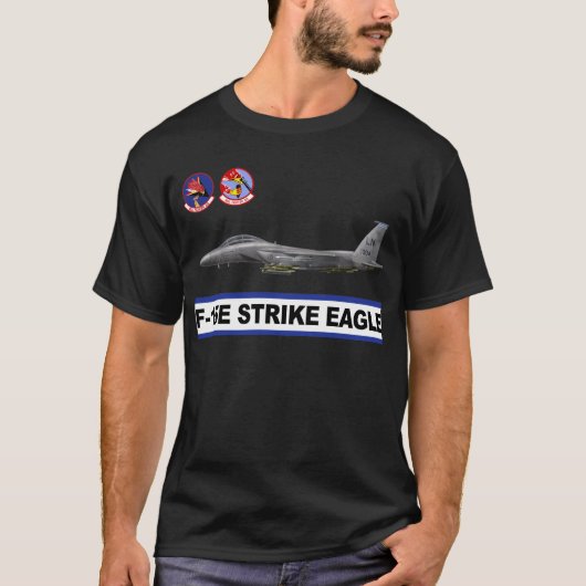 F-15E Strike Eagle 492nd Fighter Squadron T-shirt (Voorkant)