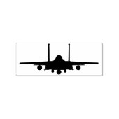 F-15E Strike Eagle Fighter Jet Front Wood Stamp Rubberstempel (Afrduk)