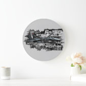 F-15E Strike Eagle Round (Grote) wandklok (Huis)