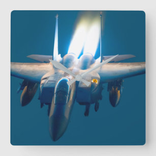 F-15E STRIKE EAGLE VIERKANTE KLOK