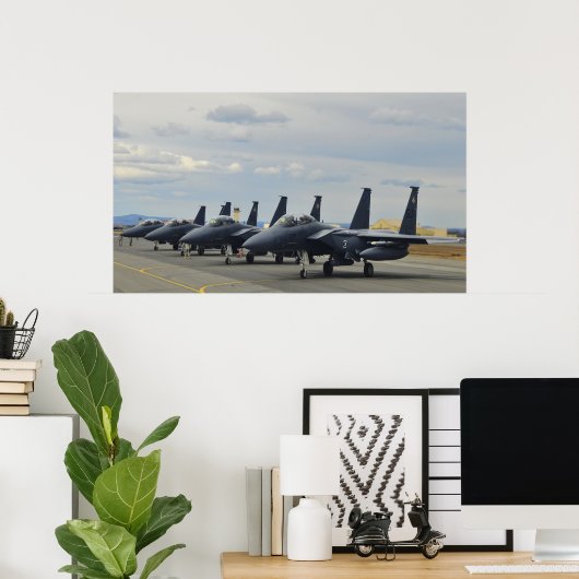 F-15E Strike Eagles Poster (Thuiskantoor)