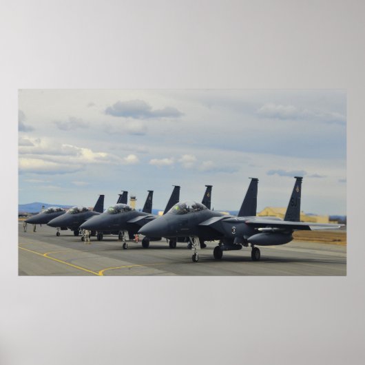 F-15E Strike Eagles Poster (Voorkant)