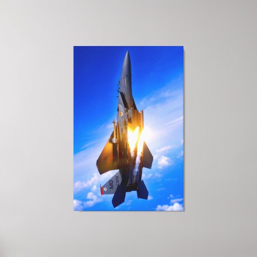 F-15E STRIKE ELGF 32x48 Canvas Afdruk (Voorkant)