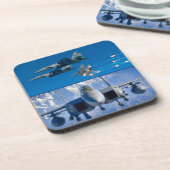 F-15E STRIKE ELGF BIER ONDERZETTER (Linkerzijde)