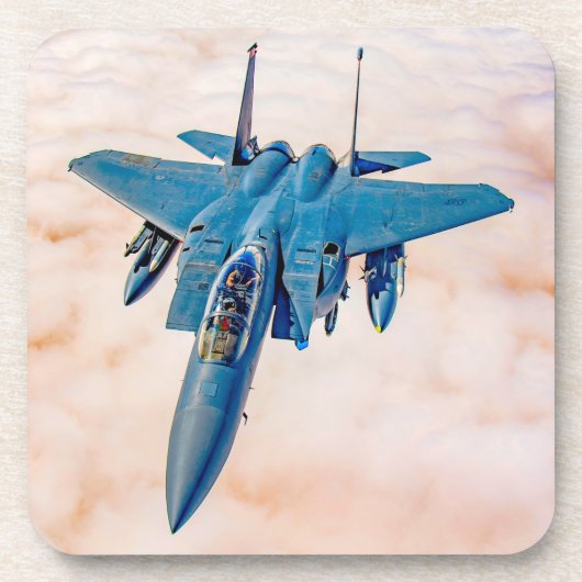 F-15E STRIKE ELGF BIER ONDERZETTER (Voorkant)
