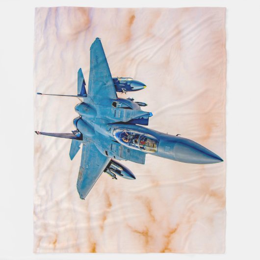 F-15E STRIKE ELGF FLEECE DEKEN (Voorkant)